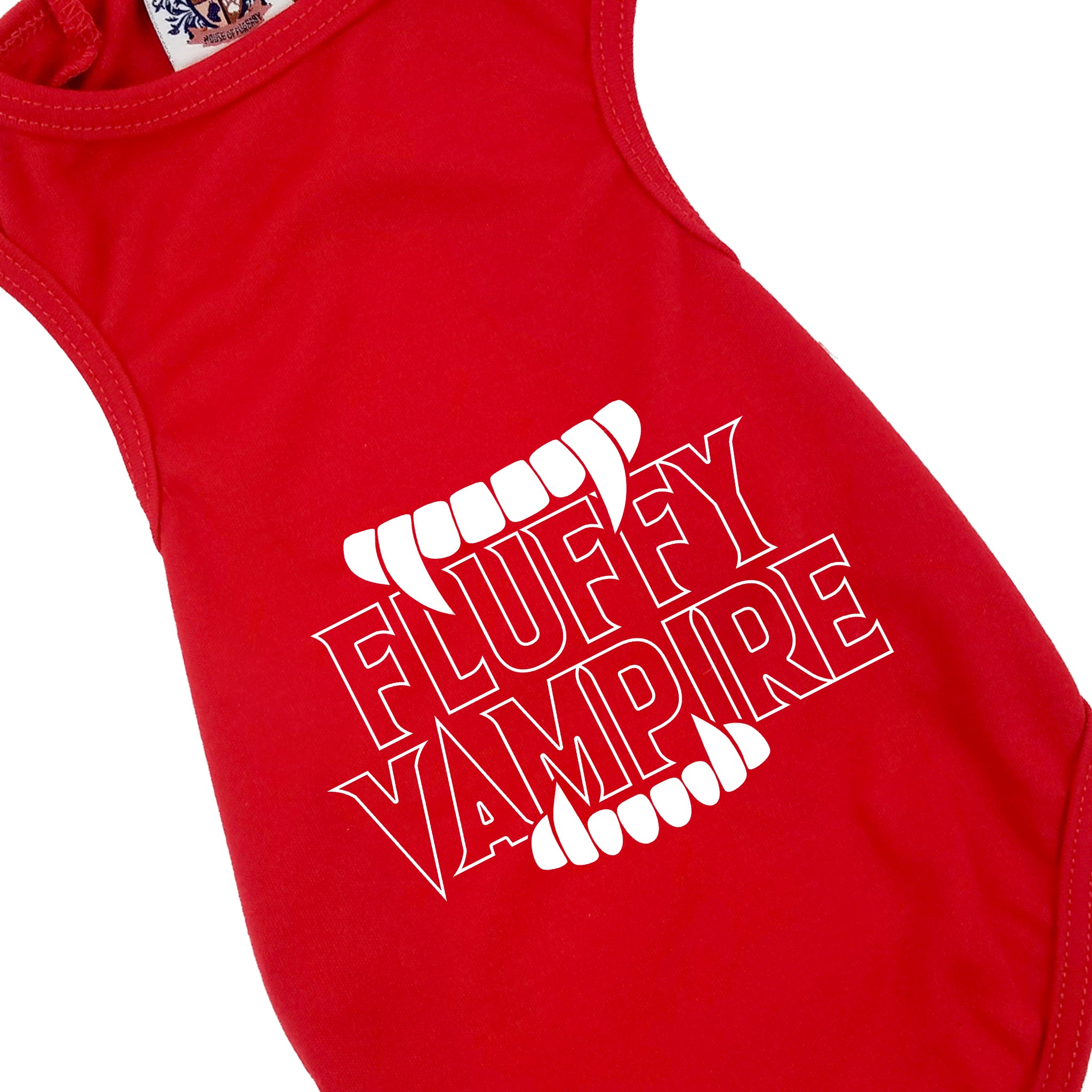 Halloween Dog Shirt | Fluffy Vampire